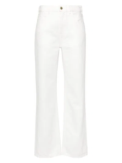 Chloé Women's Pantalon 5b Blanco In White