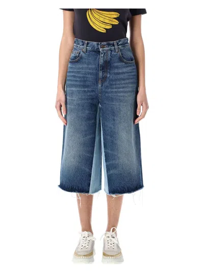 CHLOÉ WOMEN'S PATCHWORK BERMUDA SHORTS