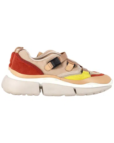 Pre-owned Chloé Women's Polyester Sonnie Sneaker (authentic Pre-loved)