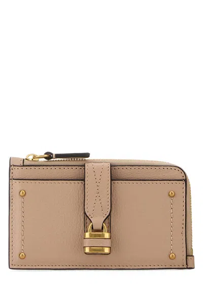 Chloé Chloe Women Powder Pink Leather Small Paddington Coin Purse