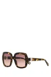 Chloé Chloe Women Printed Acetate Marcie Sunglasses In Multicolor