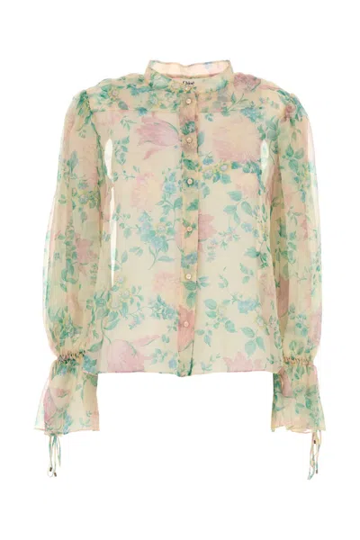Chloé Chloe Women Printed Muslin Blouse