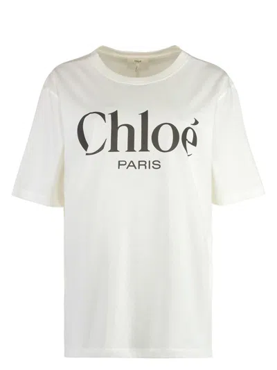 CHLOÉ WOMEN'S PRINTED T-SHIRT