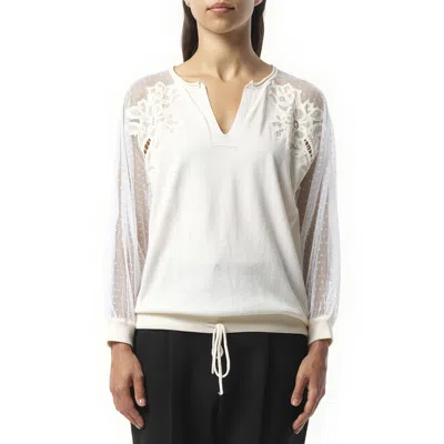 Chloé Women's Pullover Sweatshirter 17smp64 17s800 In Milk