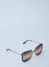 Chloé Women Rectangle Sunglasses In Brown