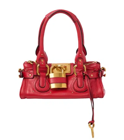 Chloé Women Red Paddington Small Shoulder Bag, Onesize Luxury Shoulder Bags For Women Darveys