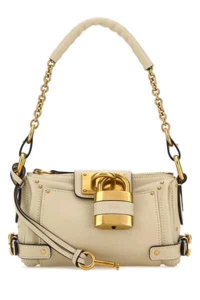 Chloé Chloe Women Sand Leather Small Paddington Shoulder Bag In Neutral