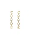 Chloé Women Script Drop Earrings In Neutral