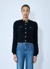 Chloé Button-front Cropped Cardigan In Black