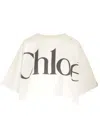 Chloé Chloe' Women Signature Crop Top In Neutral