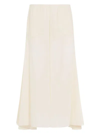 CHLOÉ WOMEN'S SILK GEORGETTE LONG SKIRT