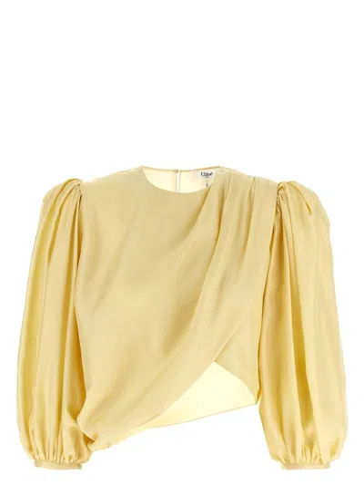 CHLOÉ WOMEN'S SILK TOP