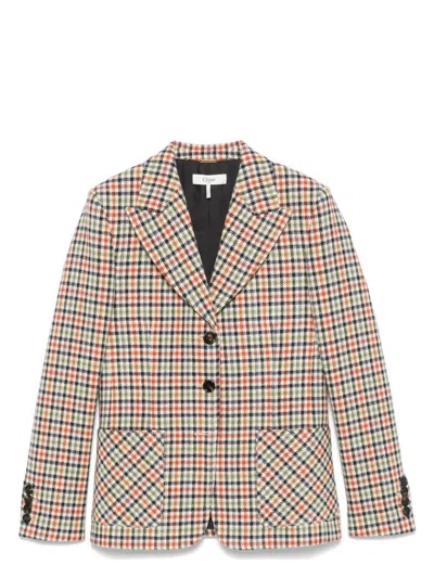 CHLOÉ WOMEN'S SINGLE BREAST JACKET | SIZE 38 | CH25SVE51303