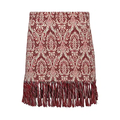 Chloé Women's Skirt In Red/white