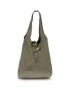 Chloé Green Calf Leather Bos Taurus Shoulder Bag In Green