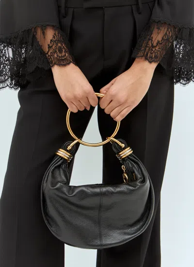 Chloé Women Small Bracelet Hobo Bag In Black
