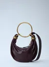 Chloé Small Leather Bracelet Top-handle Bag In Red