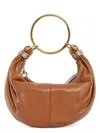 Chloé Bracelet Small Leather Shoulder Bag In Brown