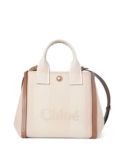 Chloé Carry Piccola Tote Bag In Neutral