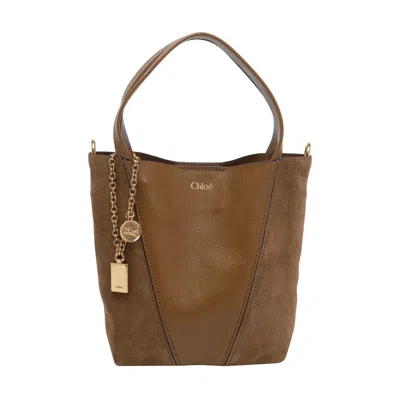 Chloé Chloe' Women Small Chloe' Spin Tote Bag In Blue