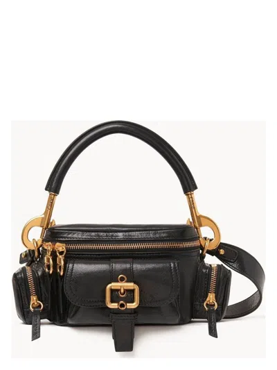 Chloé Small Soft Leather Camera Bag In Black