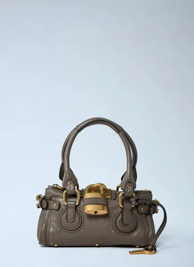 Chloé Women Small Paddington Chain Shoulder Bag In Brown