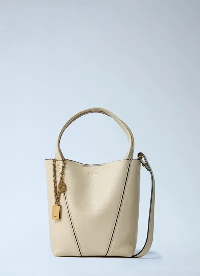 Chloé Women Small Spin Handbag In White