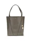 Chloé Women Spin Large Tote Bag In Gray