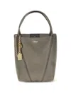 Chloé Women Spin Large Tote Bag In Gray