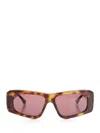Chloé Izia Rectangular Sunglasses In Brown