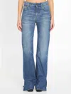 Chloé Chloe Women Wide-leg Jeans In Blue