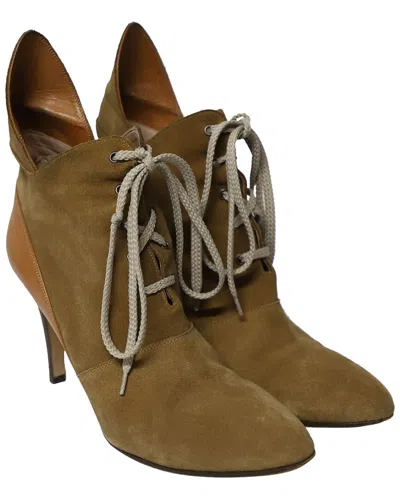 Pre-owned Chloé Women's Suede Gibbon 90 Boot (authentic Pre-loved)