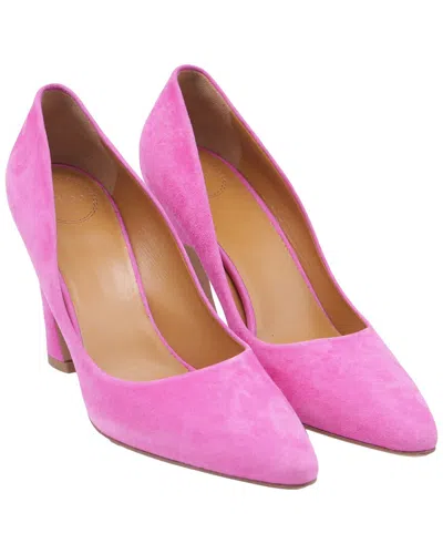 Pre-owned Chloé Women's Suede Oli Pump (authentic Pre-loved) In Pink