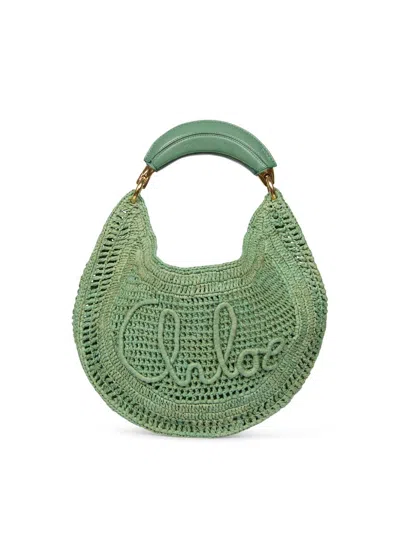 Chloé Women's Summer Banana Logo-crocheted Hobo Bag