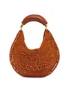 Chloé X Made For A Woman Summer Banana Small Raffia Shoulder Bag In Brown