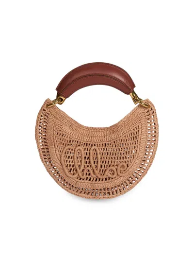 Chloé Womens Summery Beige Summer Banana Raffia Hobo Bag In Neutral