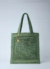 Chloé Women Summer Banana Tote Bag In Green