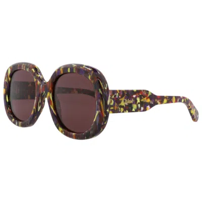 Chloé Women's Sunglasses In Burgundy