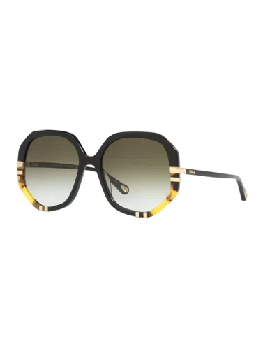 CHLOÉ WOMEN'S SUNGLASSES, CH0105S