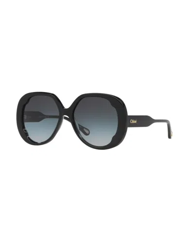 CHLOÉ WOMEN'S SUNGLASSES, CH0195S