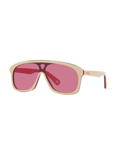 Chloé Chloe Summer Sunglasses Ch0212 S 005 In Pink