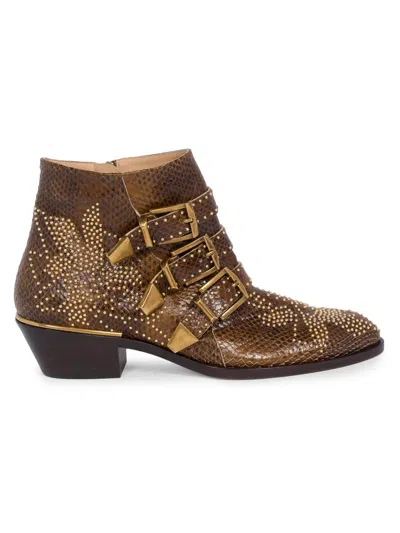 Chloé Susanna Ankle Boot In Blue