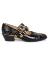 Chloé Chloe Elegant Pumps With Leather Construction And 4cm Heel Height In Black
