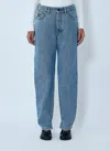 Chloé Light Indigo High-waisted Tapered Jeans In Blue