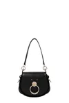 Chloé Tess Shoulder Bag In Black