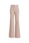 Chloé Chloe Wide-leg Wool Trousers In Pink