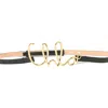 Chloé Iconic Leather Belt Gold-tone Hardware In Black