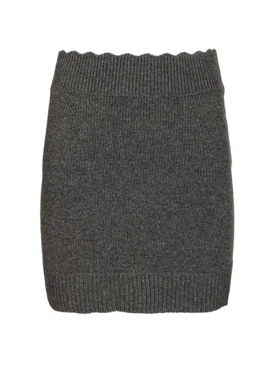 Chloé Chloe' Women Tight Miniskirt In Gray