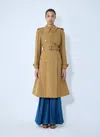 Chloé Women Trench Coat In Brown