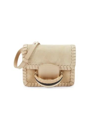 Chloé Women's Twisted Suede Shoulder Bag In Neutral